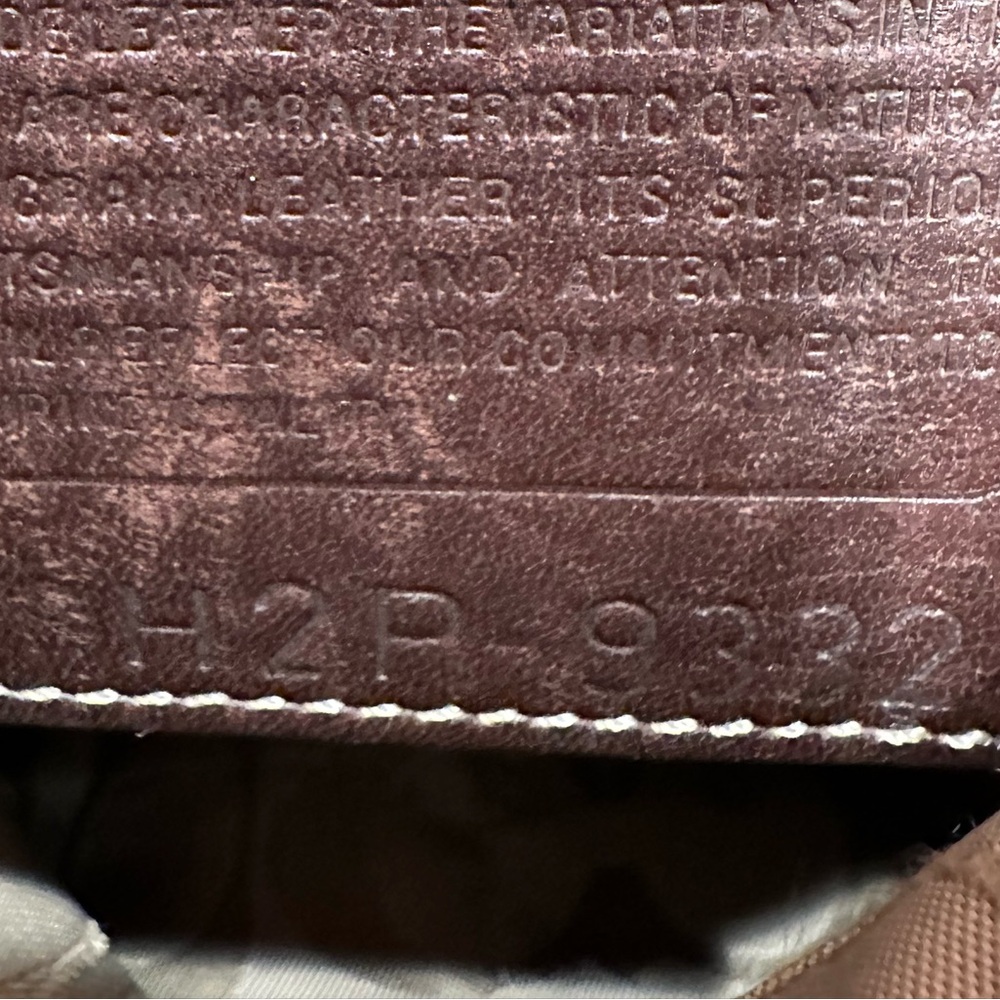 COACH ~ Leather Flap Crossbody Bag Monogrammed Interior Brass Hardware circa ‘02 - Picture 3 of 11